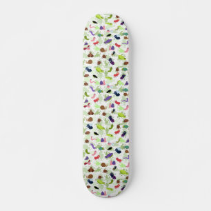 Farb-Fehlermuster Skateboard