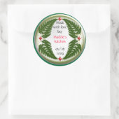 Farb-Konservierung Runder Aufkleber (Tasche)