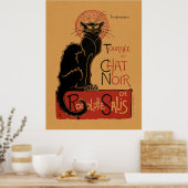 Farb-Lithografie der Tournée du Chat Noir Poster (Küche)