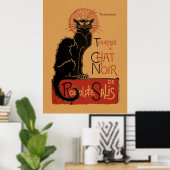 Farb-Lithografie der Tournée du Chat Noir Poster (Heimbüro)
