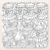 Farb-mir-Vasen Untersetzer (Vorderseite)