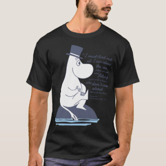 Farb Mymble Moomintroll Stinky Skifahren Winter Sp T-Shirt