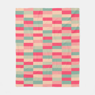 Farb-Patchwork-Muster 151214b Fleecedecke