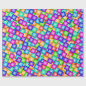 Farb-Sparkassettenpapier Geschenkpapier (Flach)