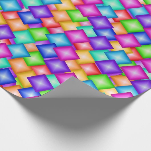 Farb-Sparkassettenpapier Geschenkpapier (Ecke)