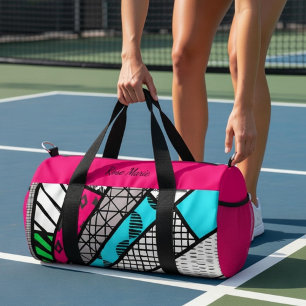 Farb-Splash-Fanburst/Dink Well Personalisierte kle Duffle Bag