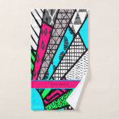 Farb-Splash Fanburst Personalisiert | Dink Well Handtuch (Handtuch)