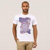 Farb-Splash Herren Grafik T-Shirt (Vorne ganz)