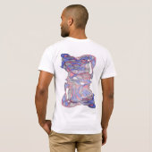 Farb-Splash Herren Grafik T-Shirt (Schwarz voll)