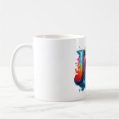 Farb-Splash "JORY" Art-Design Kaffeetasse (Links)