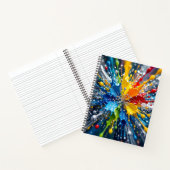 Farb-Splash-Notizbuch Notizblock (Innenseite)