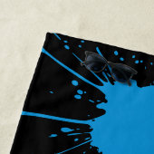 Farb-Splash Strandtuch (Beispiel)