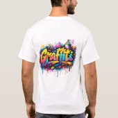 Farb-Spritzer Abstract Art Geschenk T-Shirt | Bunt (Rückseite)