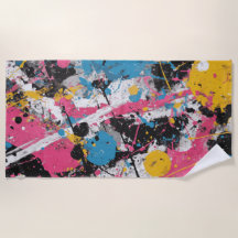 Farb-Spritzer Abstract Expression Art