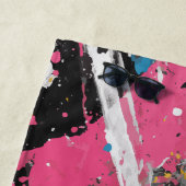 Farb-Spritzer Abstract Expression Art Strandtuch (Beispiel)