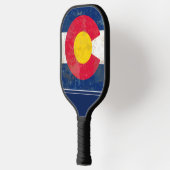 Farb-State-Flag-Monogramm Pickleball Schläger (Links)