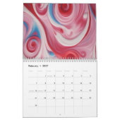 Farb-Tanz 2026 Abstrakter Kunstkalender Kalender (Feb 2027)
