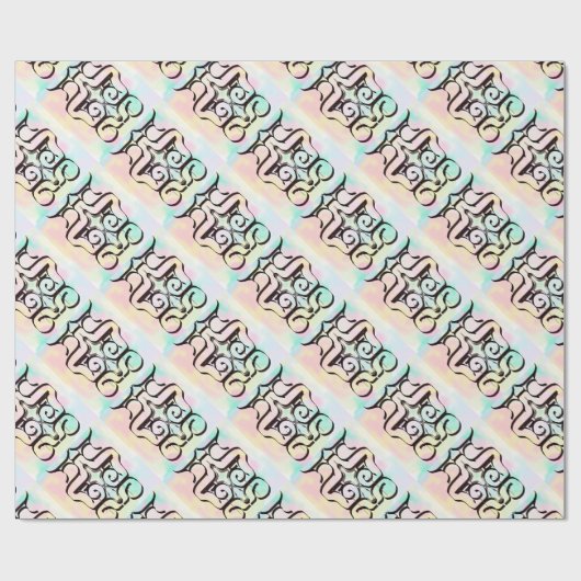 Farbabbildungen Geschenkpapier (Flach)