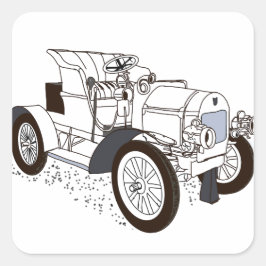 Farbabbildungen Quadratischer Aufkleber