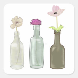 Farbabbildungen Quadratischer Aufkleber