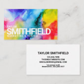 Farbabdeckung Visitenkarte (Vorne/Hinten)