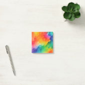 Farbabstrakte Darstellung des Regenbogens Post-it Klebezettel (Büro)