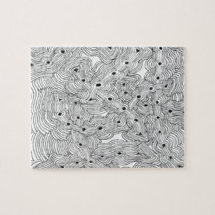 Farbabstraktes Design mischen und anpassen Puzzle