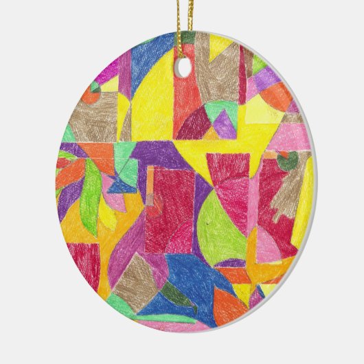 Farbabstraktionen Keramik Ornament (Links)