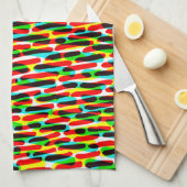 Farbabstriche 121216(01) küchentuch (Viertel Falte)