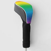 Farbabstufung mit Lines Golf Head Cover Headcover (angewinkelt)