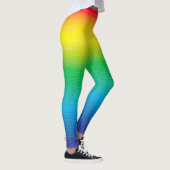 Farbabstufung mit Zeilen-Leggings Leggings (Rechts)