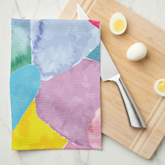 Farbabsturz 2 geschirrtuch (Viertel Falte)