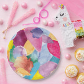 Farbabsturz 2 pappteller (Party)