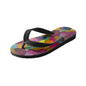 Farbabsturz 3 kinderbadesandalen (Schrägansicht)