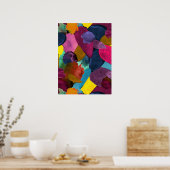 Farbabsturz 3 poster (Küche)