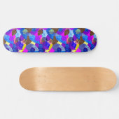 Farbabsturz 4 skateboard (Horizontal)