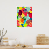 Farbabsturz 5 poster (Küche)