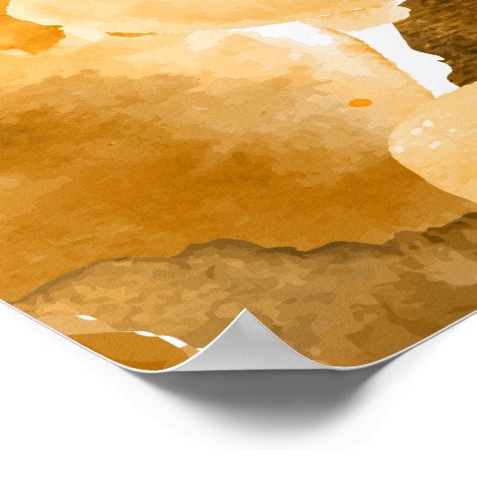 Farbabsturz 8 poster (Ecke)