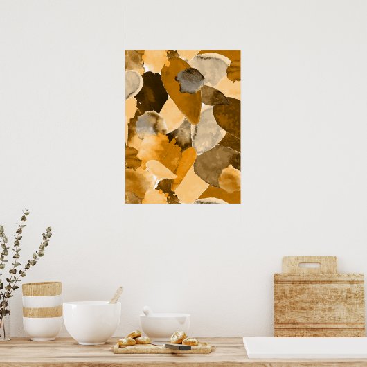 Farbabsturz 8 poster (Küche)