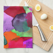 Farbabsturz Geschirrtuch (Viertel Falte)