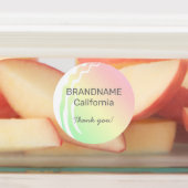 Farbabweichende Ombre-Firmenlogos - Eigene Markenb Etiketten (Befestigt)