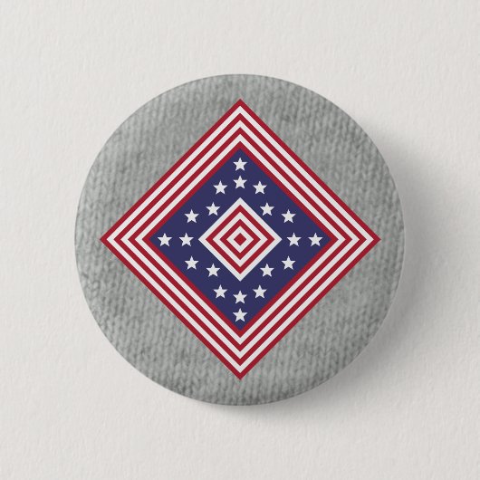 FarbAbzeichen: Amerika Button (Vorderseite)