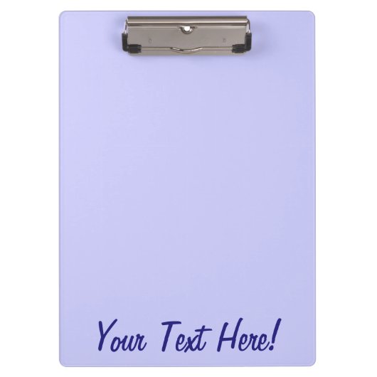 Farbakzent-Dekoration im Lavendel Klemmbrett (Vorderseite)