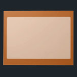 Farbakzent von Siena braun, bereit zur Anpassung Notizblock<br><div class="desc">Dieses stilvolle Produkt in Siena braunen Farbakzent für sich selbst oder als Geschenk sicher,  einen Eindruck in den jeden Anlässen zu machen. Klicken Sie auf die Schaltfläche "Anpassen!",  um Werkzeuge zur Anpassung dieses Produkts anzuzeigen,  wenn Sie einen Texteditor und einen Bildlader verwenden möchten.</div>