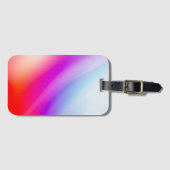 Farbamerikanischer Gepäckanhänger (Vorderseite (Horizontal))