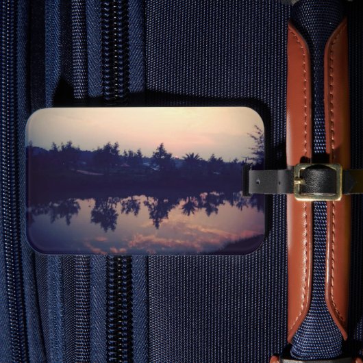 Farbamerikanischer Gepäckanhänger (Vorderseite Insitu 4)