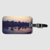 Farbamerikanischer Gepäckanhänger (Vorderseite (Horizontal))