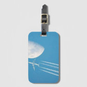 Farbamerikanischer Gepäckanhänger (Vorderseite Vertikal)