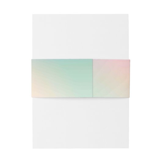 Farbamerikanisches Einladungs-Bauchband Einladungsbanderole (Rückseitenbeispiel)