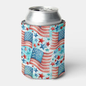 Farbamerikanisches Muster der Flagge Dosenkühler (Kanne Vorderseite)